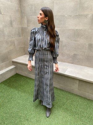 Conjunto Delfos Azul/Cinza