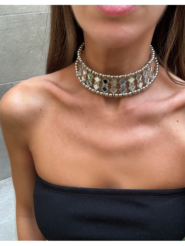Silver Kinsasa Choker