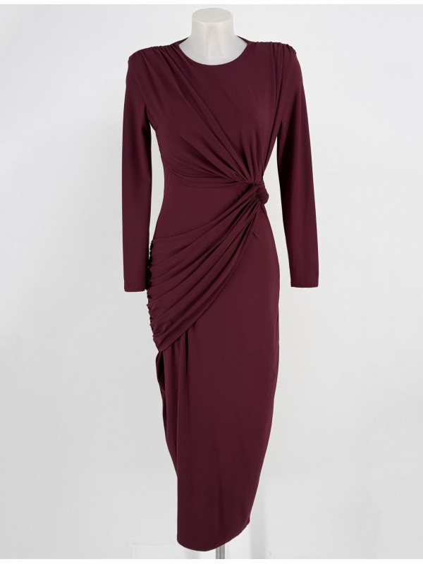 Vestido Alfalfa Bordeaux