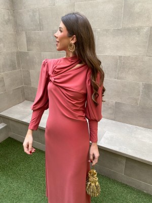 Vestido Trinidad Coral