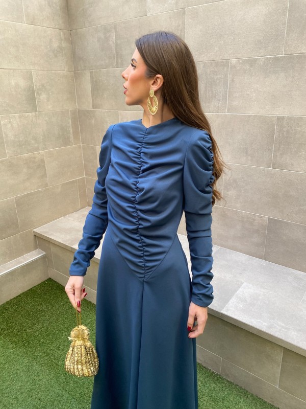 Vestido Remedios Petróleo