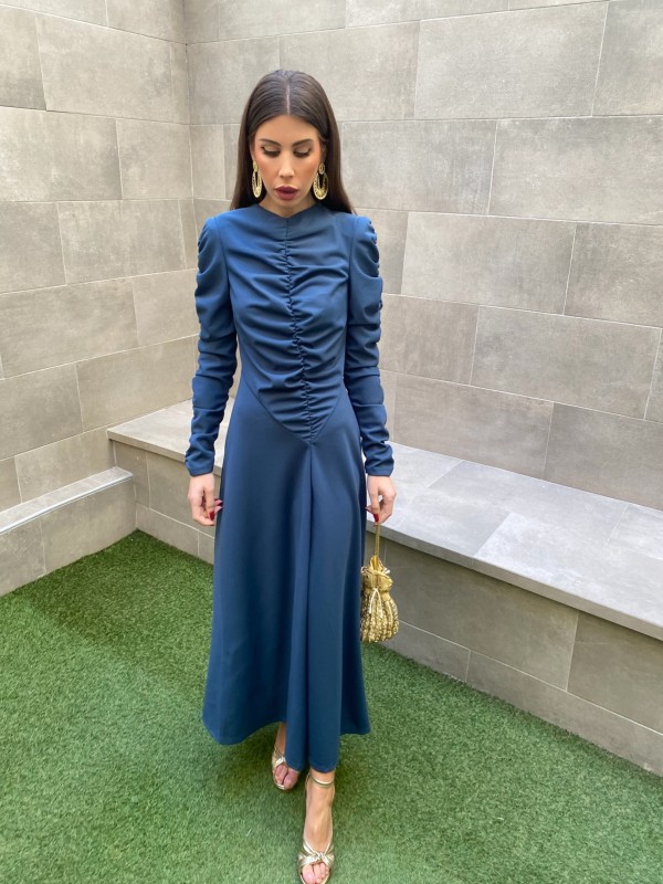 Vestido Remedios Petróleo