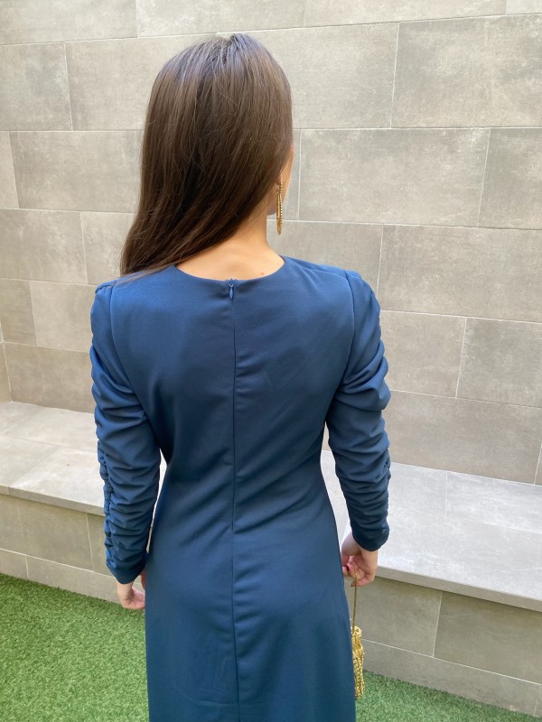 Vestido Remedios Petróleo