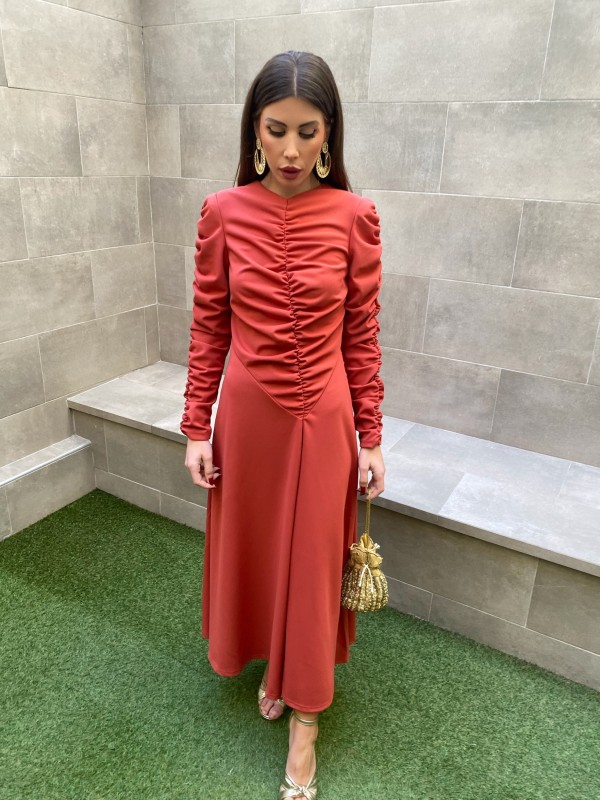 Vestido Remedios Coral