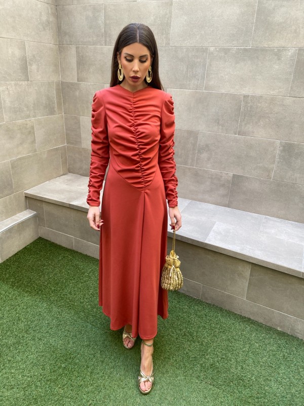 Vestido Remedios Coral