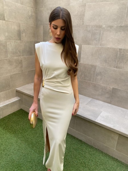 Vestido Chía Crema 2