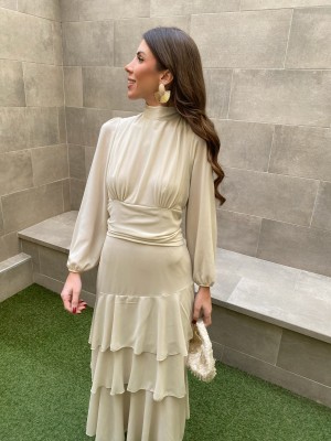 Vestido Purificación Beige