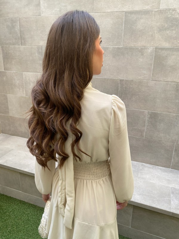 Vestido Purificación Beige