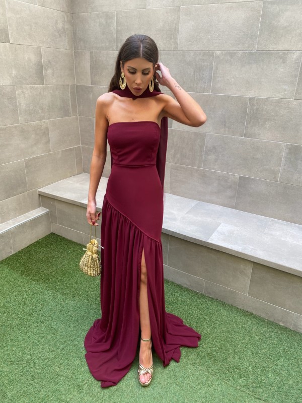 Vestido Jalo Garnet