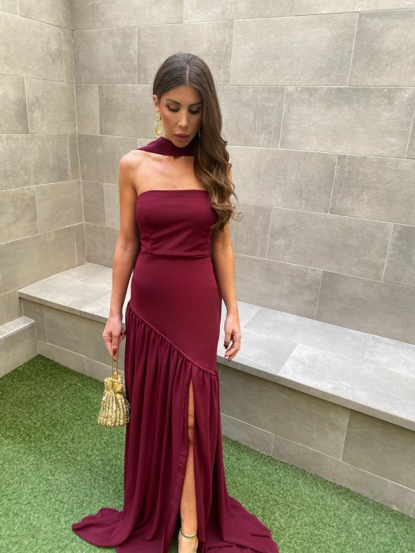 Vestido Jalo Garnet