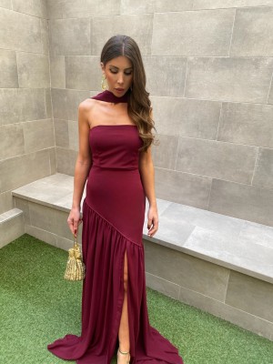Vestido Jalo Garnet