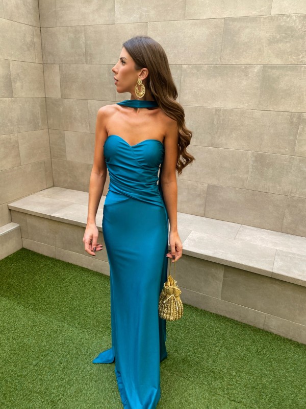 Vestido Micaella Petróleo