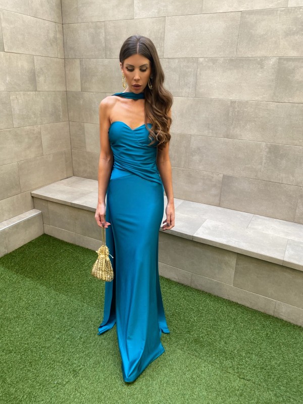 Vestido Micaella Petróleo