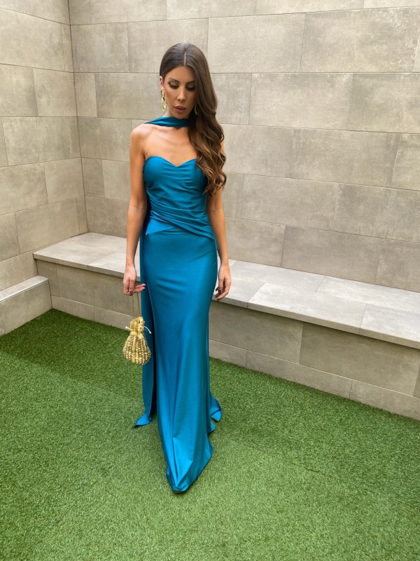 Vestido Micaella Petróleo