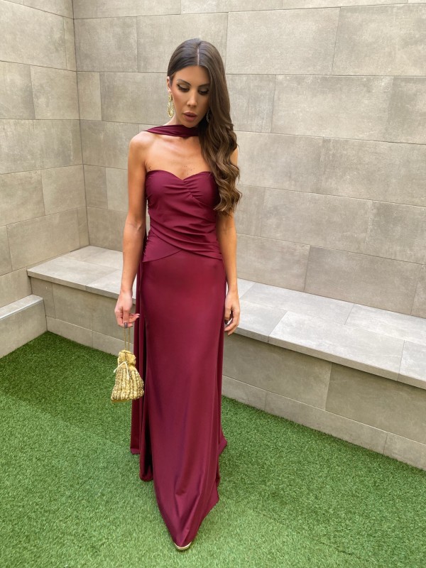 Vestido Micaella Vino