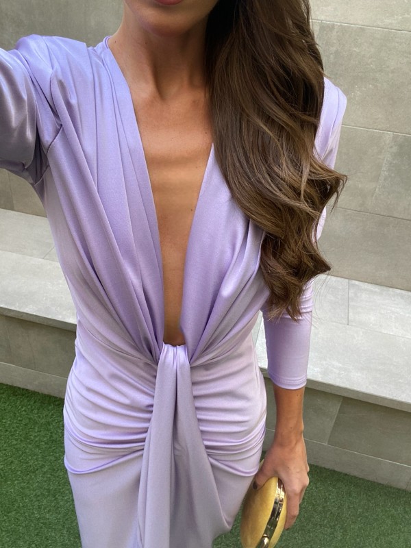 Coliza - Robe à manches longues - Lilas