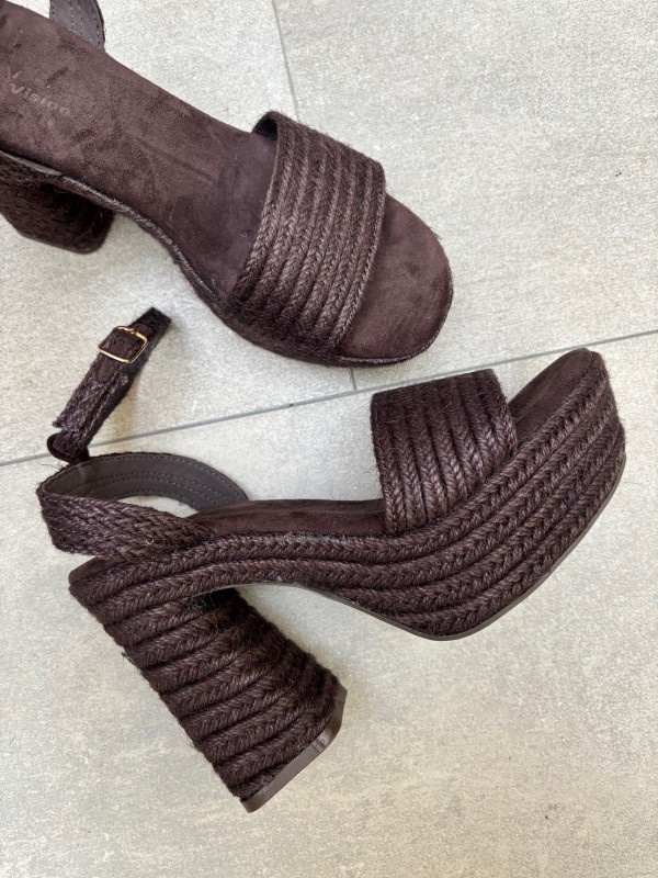 Sandales Esparto marron