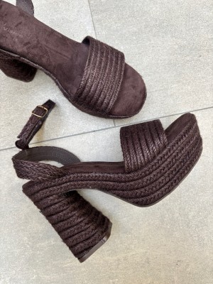 Sandales Esparto marron