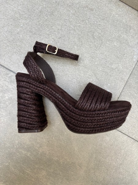 Sandalias Esparto Marrones 2