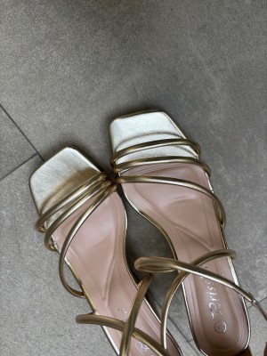 Sandalias Tacón Golden