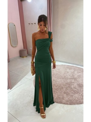 Vestido Rubiño Liso Verde