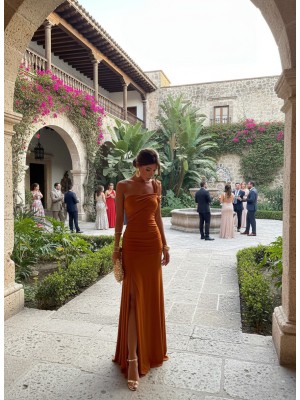 Vestido Rubiño Liso Caldera