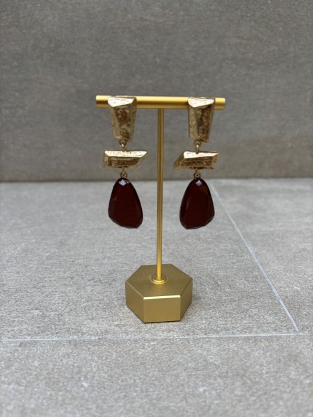 Boucles d'oreilles Petunia Brown