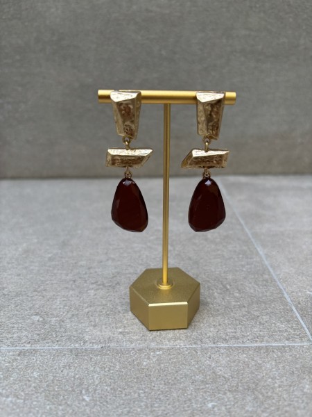 Boucles d'oreilles Petunia Brown 2