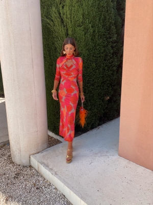 Vestido Picassent Rojo