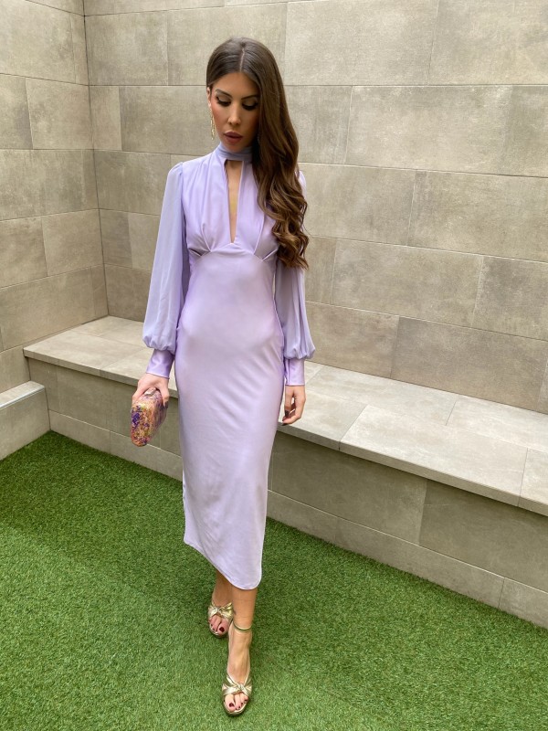 Vestido Mónaco Lila