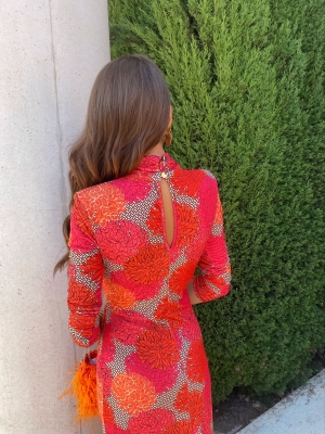 Vestido Picassent Rojo
