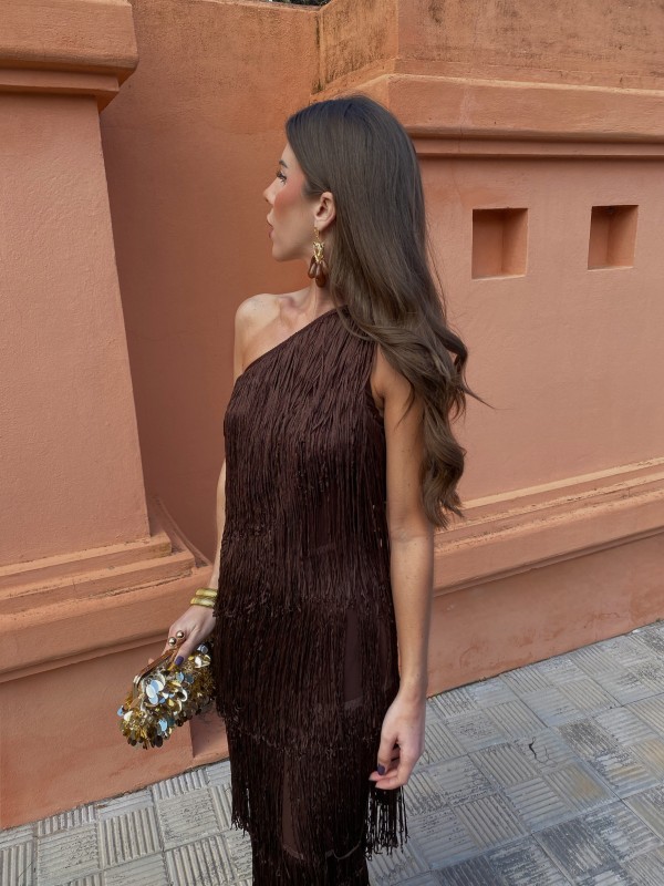 Vestido Hispalis Castanho