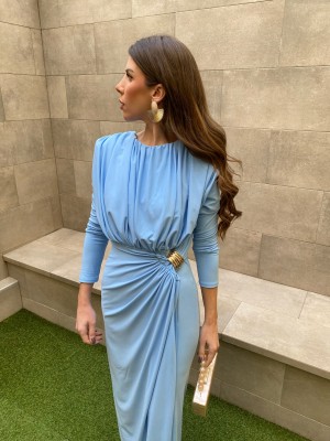 Vestido Almodóvar Celeste
