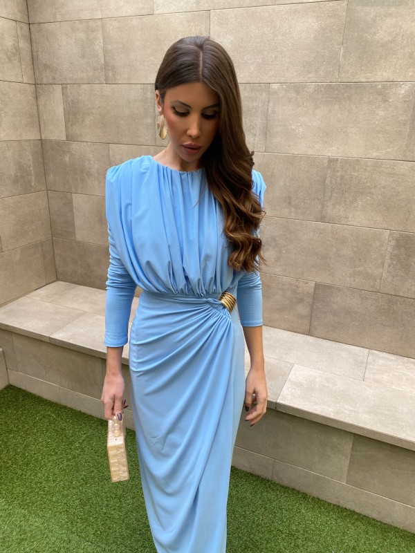 Vestido Almodóvar Celeste