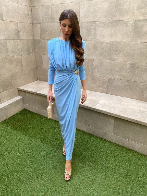 Vestido Almodóvar Celeste