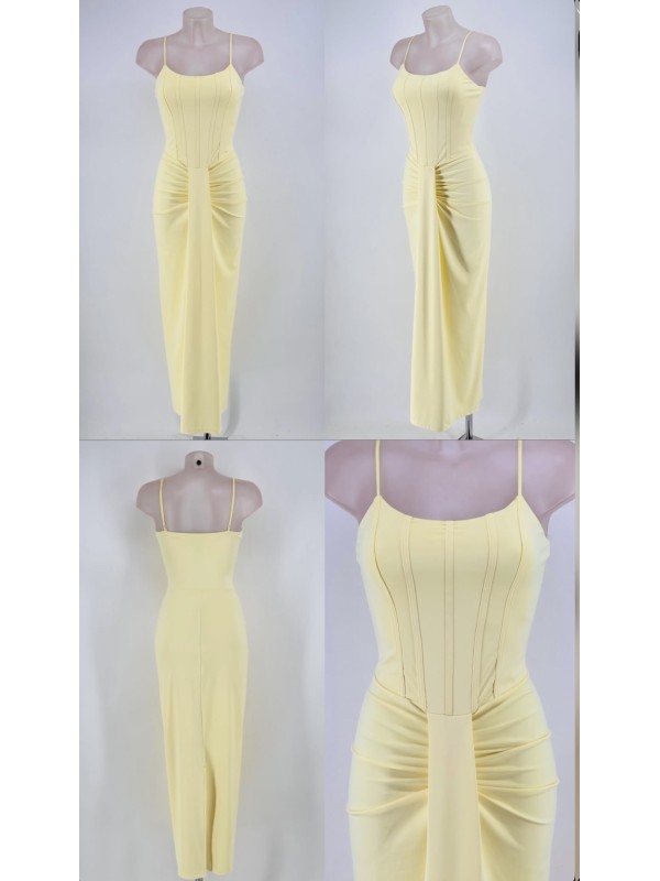 Vestido amarelo Kinna