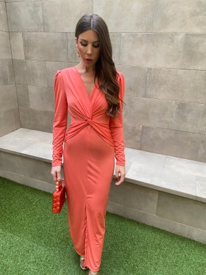 Robe en corail Silverio