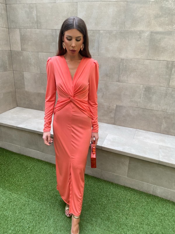 Robe en corail Silverio
