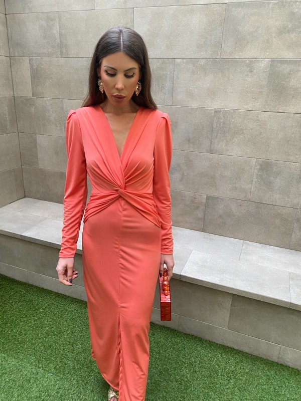Robe en corail Silverio