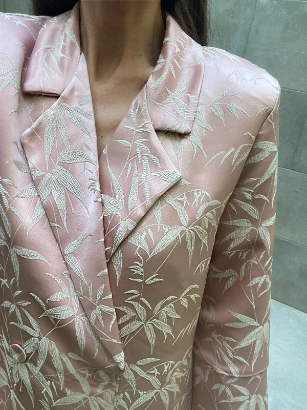 Pink Herringbone Set