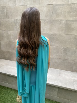 Vestido Edda Aguamarina