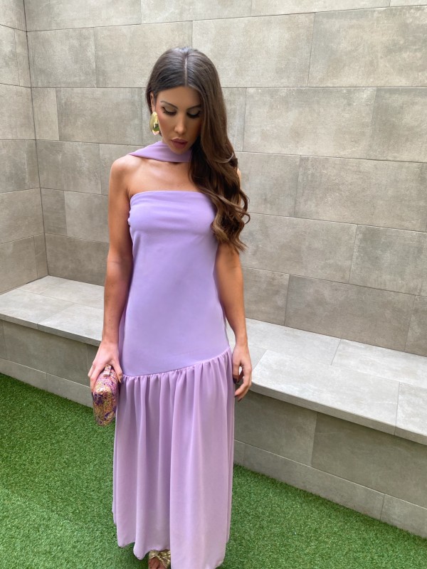 Vestido Edda Lilás