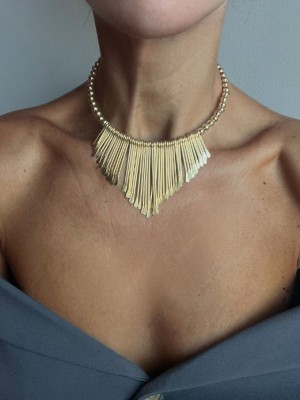 Triangle Waterfall Choker