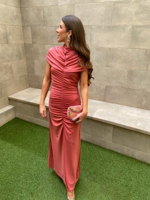 Vestido Viterbo Salmón