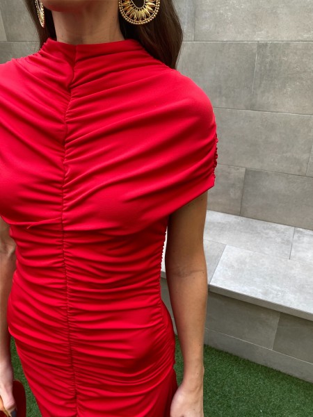 Vestido Viterbo Rojo 2