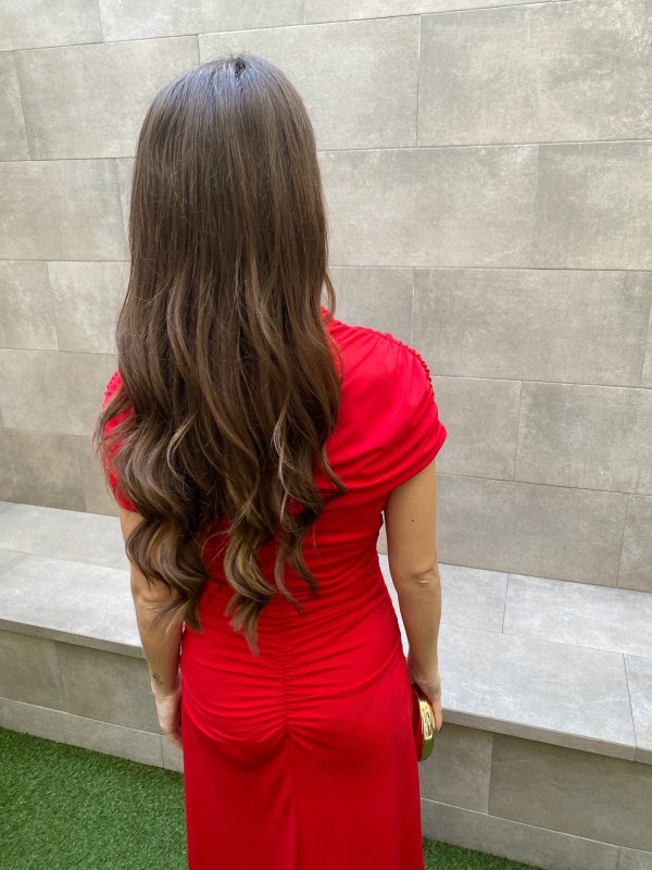 Vestido Viterbo Rojo