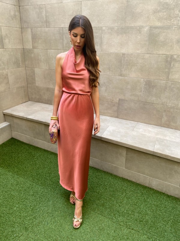 Conjunto de salmão com macadâmia