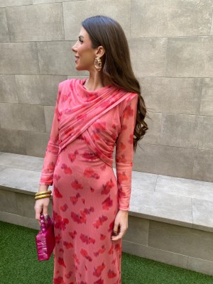 Vestido Acuarela Rosa