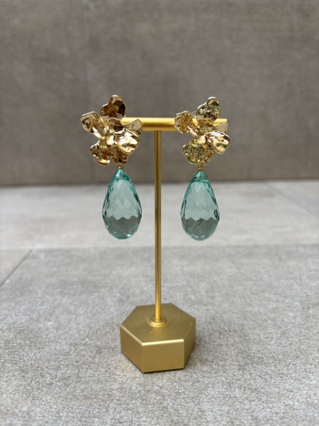 Brinco Flor com Lágrimas