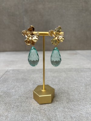 Brinco Flor com Lágrimas